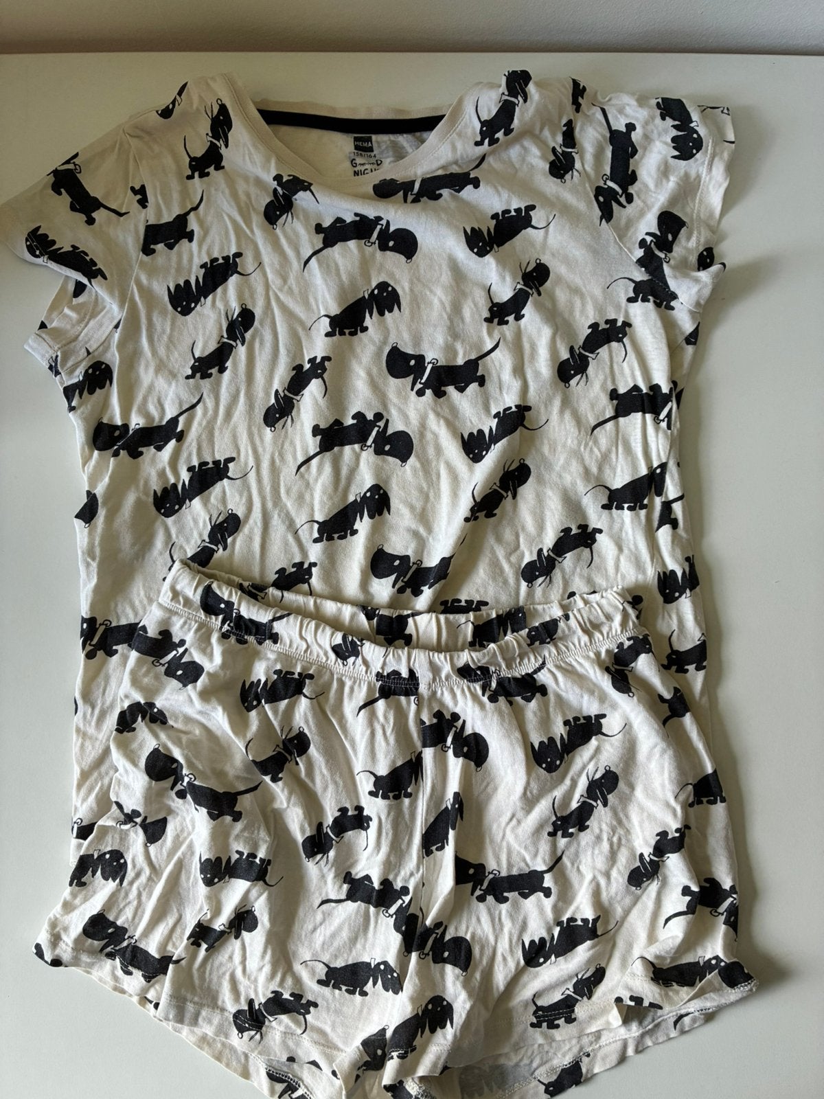 Takkie shortama maat 158/164, Ophalen of Verzenden, Nieuw, Jongen of Meisje, Nacht- of Onderkleding