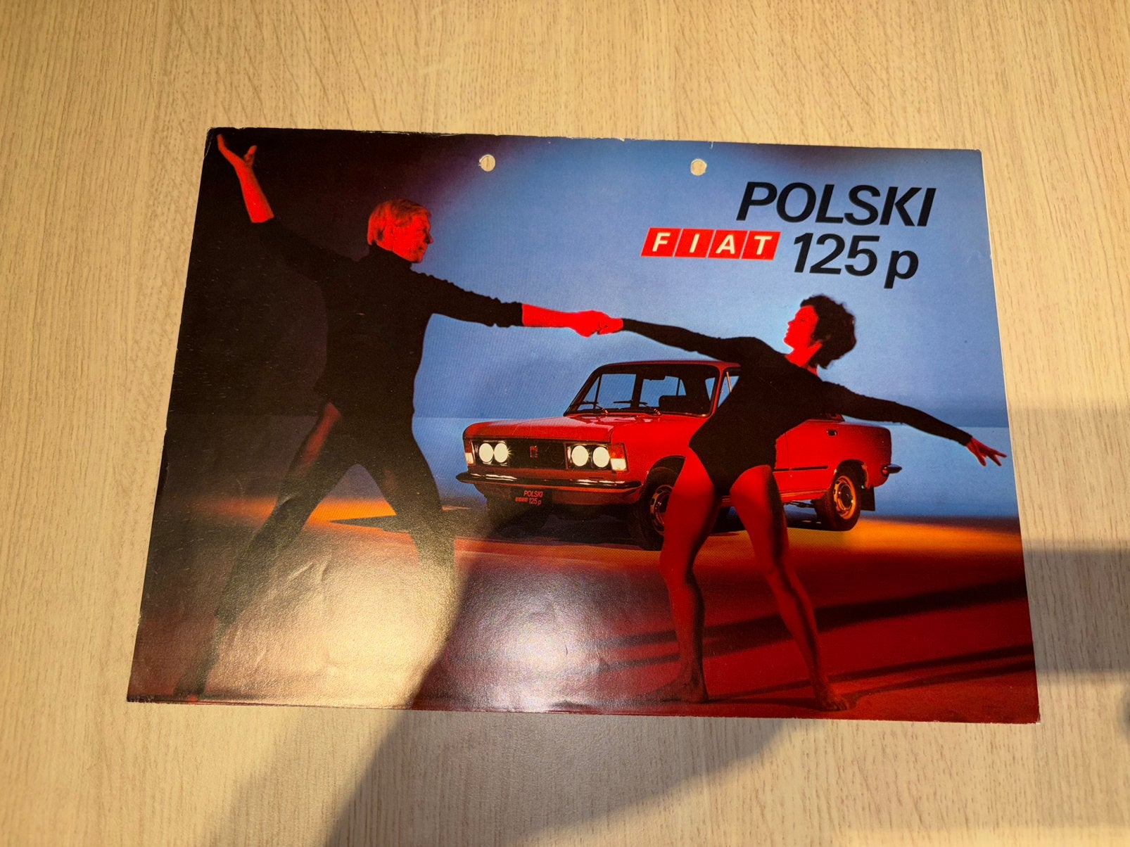 Folder Polski Fiat 125 P, Boeken, Ophalen of Verzenden, Gelezen