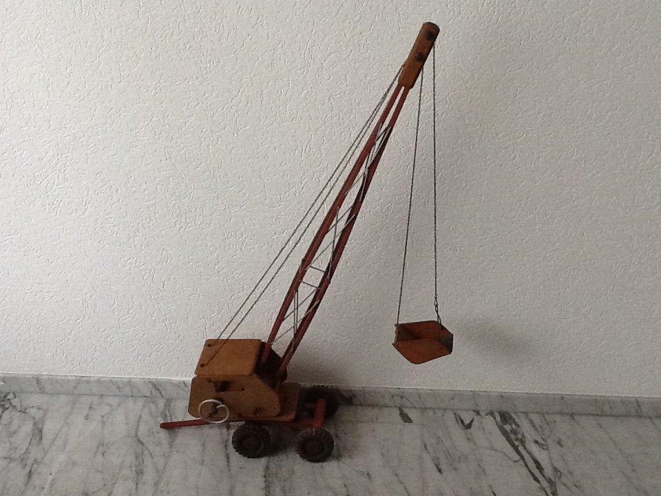 Mooie grote houten bagger., Verzenden