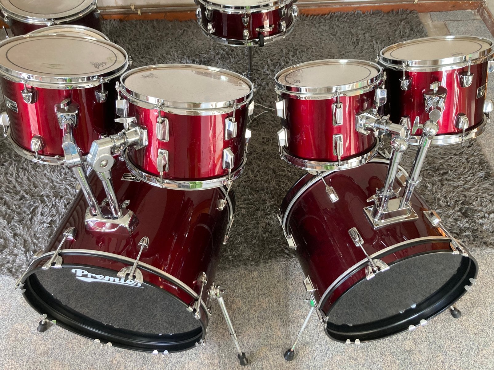 Premier/Pearl drums 10 delig, Muziek en Instrumenten, Drumstellen en Slagwerk, Ophalen, Gebruikt, Overige merken
