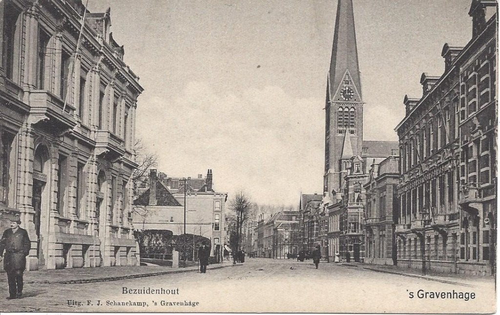 's Gravenhage, Bezuidenhout, Volk, Tramspoor, ca. 1900, Ophalen of Verzenden, Voor 1920, Ongelopen, Zuid-Holland