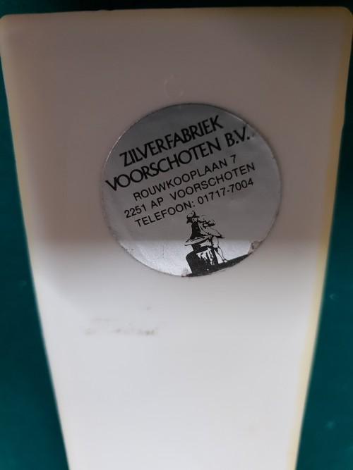 Lepel verzilverd, Rabobank, in doos, Verzamelen, Retro, Ophalen of Verzenden