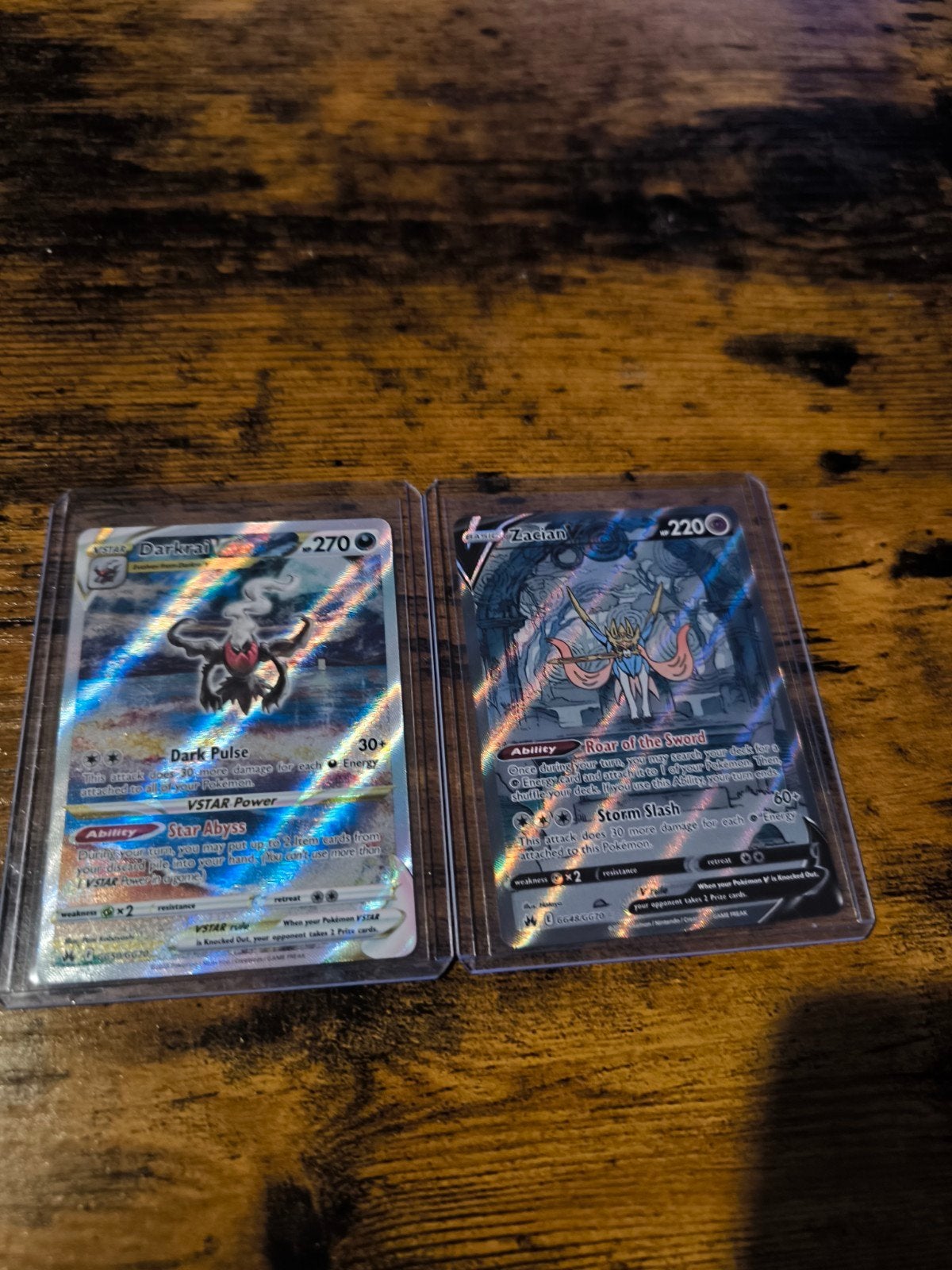 darkrai vstar zacian v crown Zenith, Ophalen of Verzenden, Nieuw, Meerdere kaarten