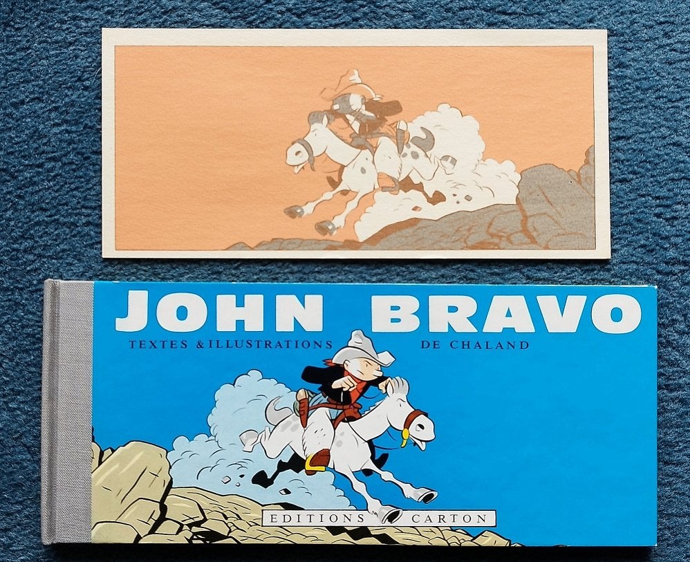 Yves Chaland-John Bravo - Édition Carton-zeefdruk ingesloten, Boeken, Verzenden, Eén stripboek, Zo goed als nieuw, Yves Chaland