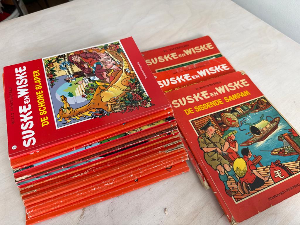 collectie Suske en Wiske stripboeken, Boeken, Meerdere stripboeken, Ophalen, Gelezen