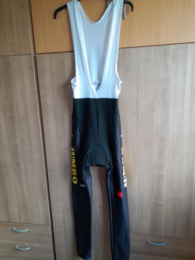 ZGAN lange thermo wielrenbroek Jumbo Visma maat 4XL, Ophalen of Verzenden, Zo goed als nieuw, Kleding