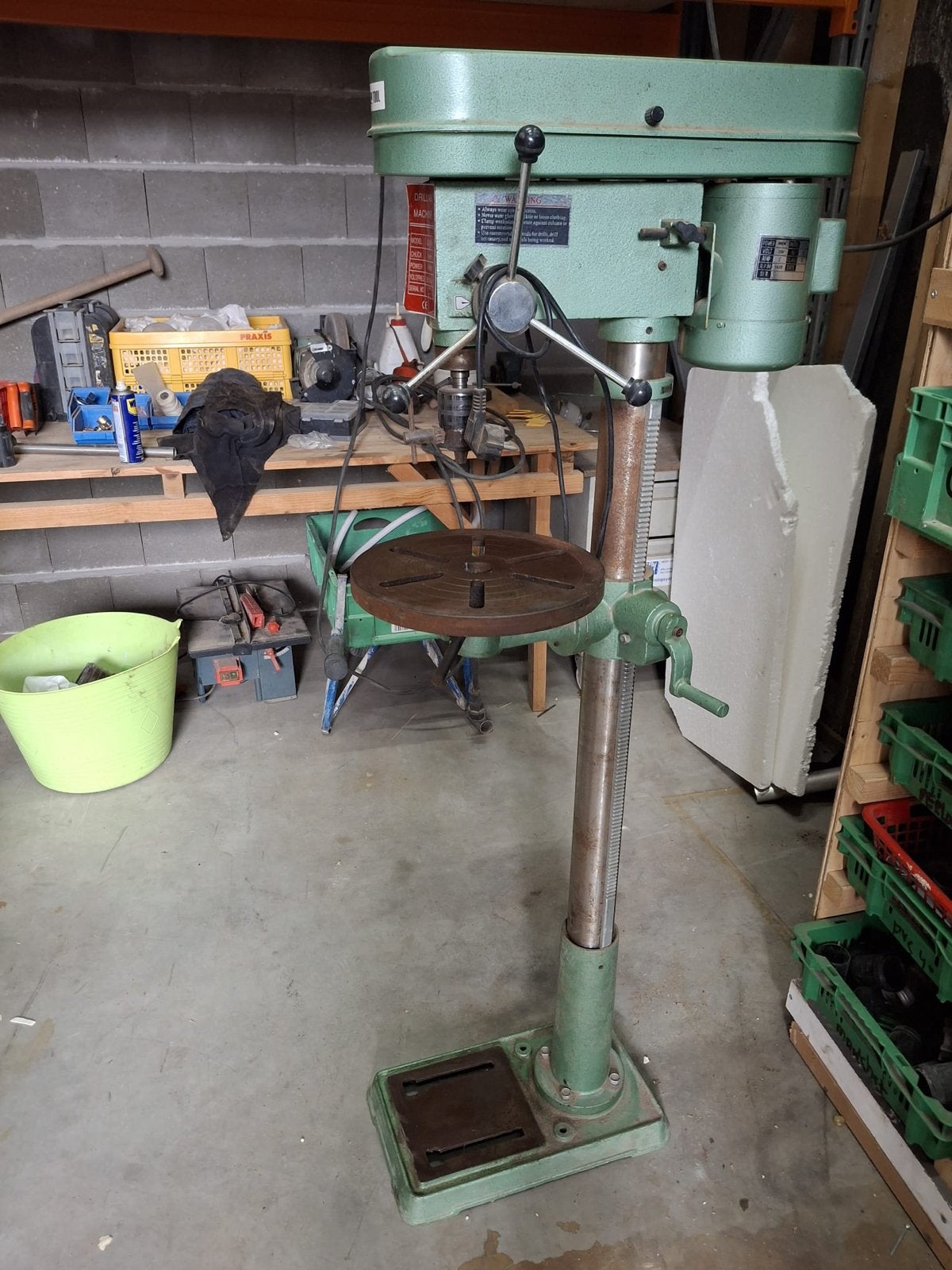 Kolomboormachine ZJ4116H - 450W, Ophalen, Gebruikt, 400 tot 600 watt, Kolomboormachine