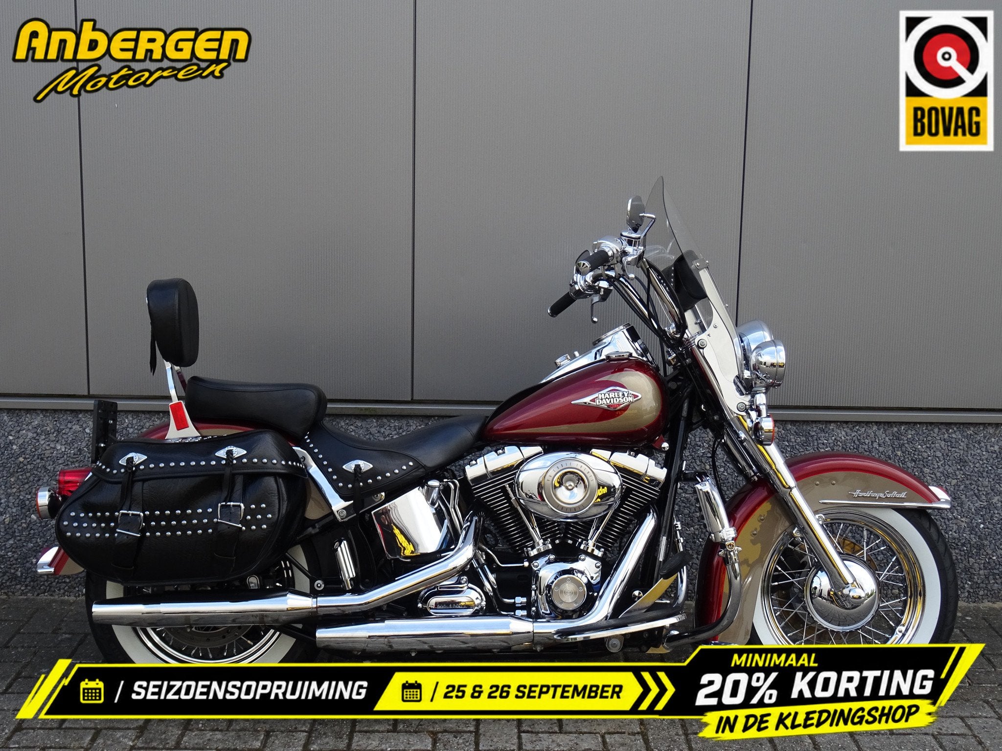 Harley-Davidson FLSTCI HERITAGE CLASSIC (bj 2009), Motoren, Chopper, 1449 cc, Gebruikt, Bedrijf
