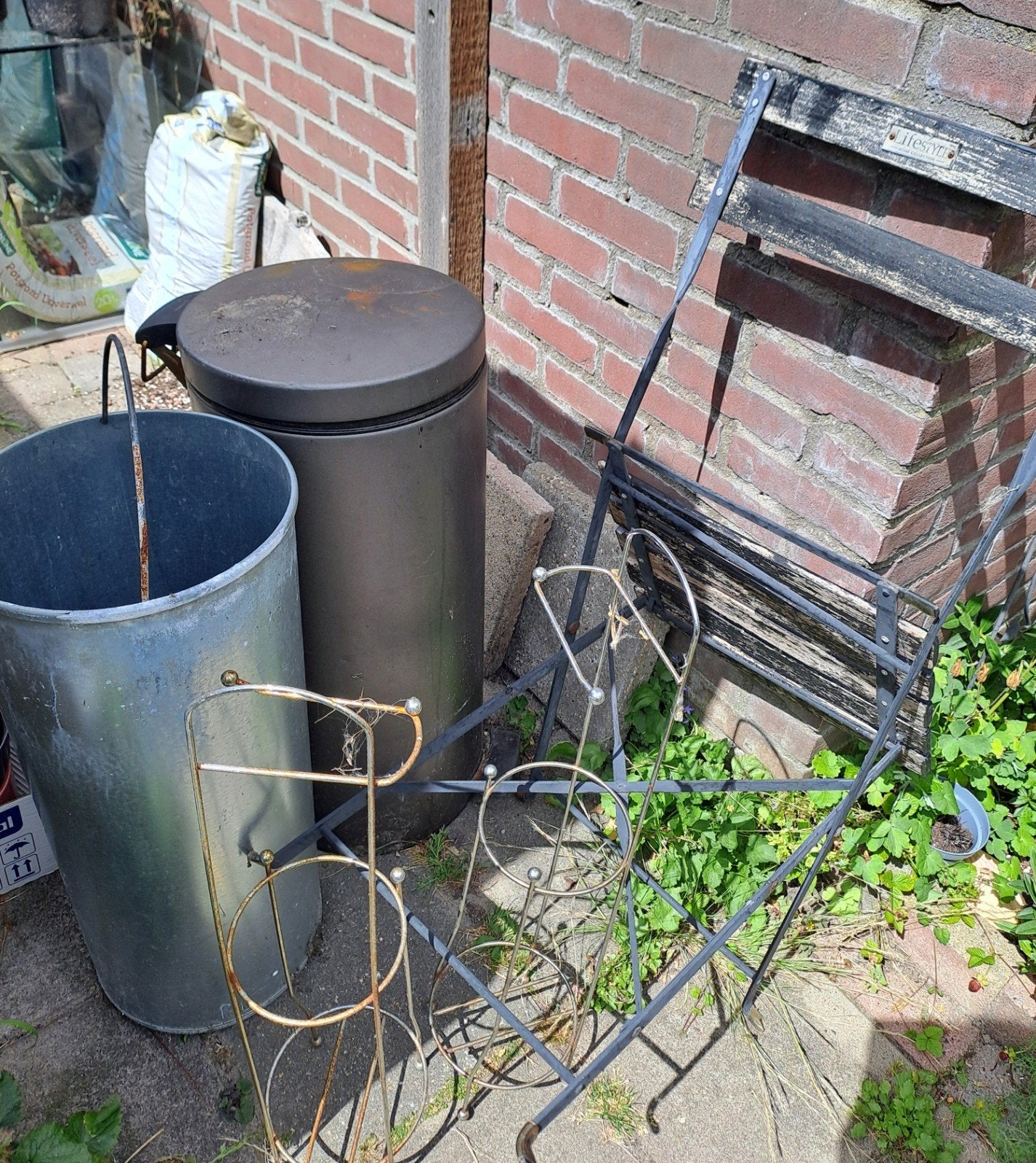 Gratis ophalen oud ijzer en metalen, Ophalen, Gebruikt