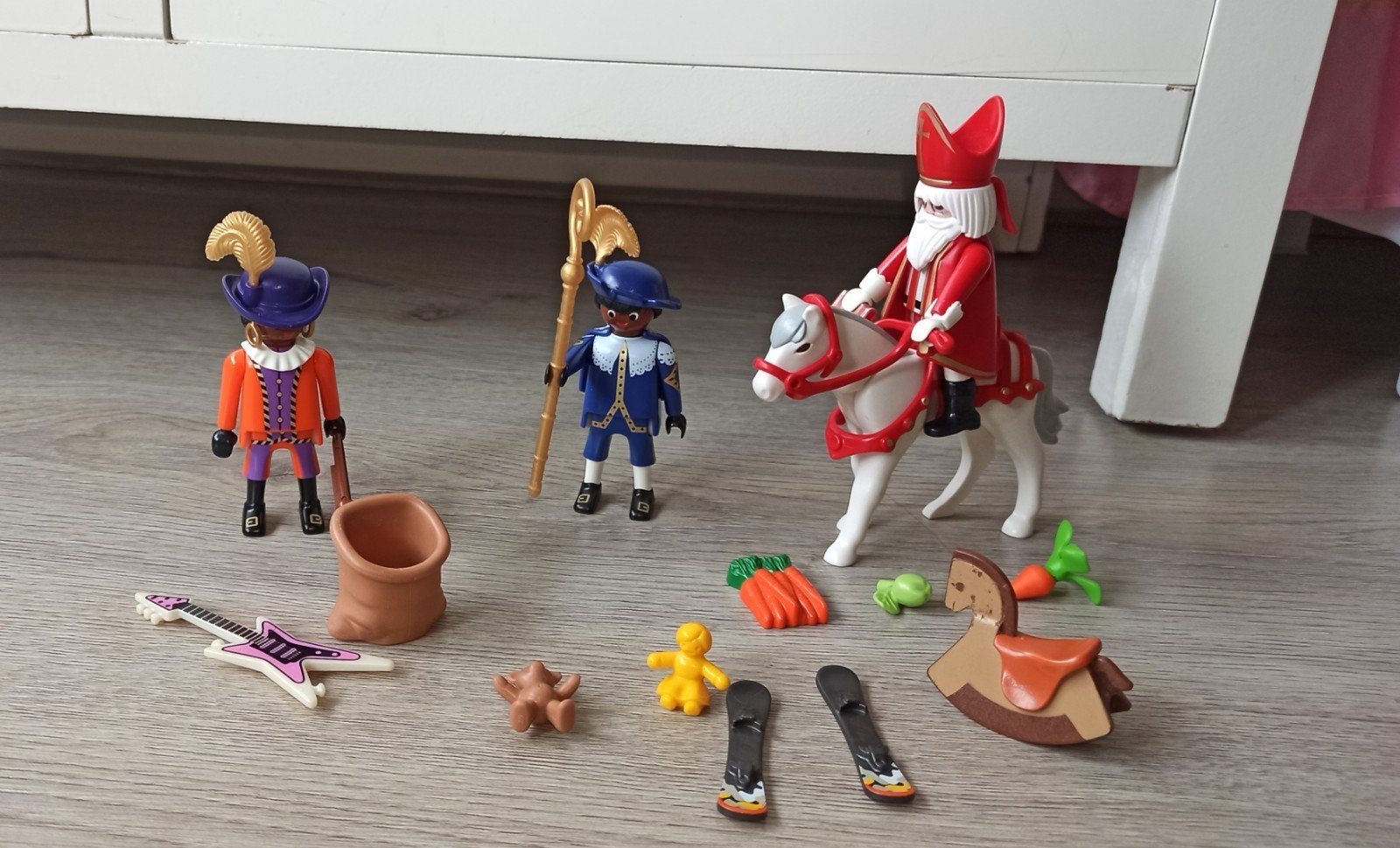 Playmobil Sinterklaas set met Pieten en accessoires, Ophalen of Verzenden, Zo goed als nieuw, Jongen of Meisje