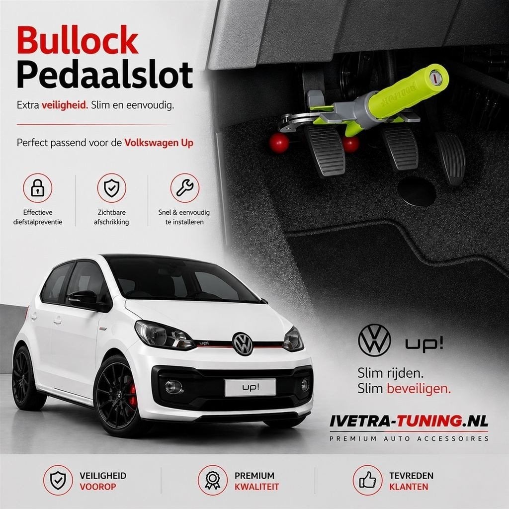 Pedaalslot Volkswagen Up | Handgeschakeld, Ophalen of Verzenden, Info@ivetra-tuning.nl | www.ivetra-tuning.nl, Ivetra-Tuning NL