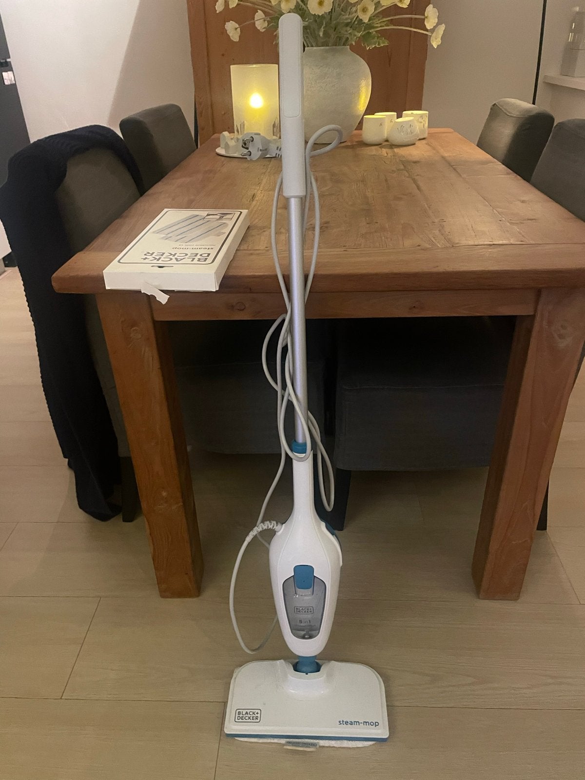 Black en decker steam mop 3-in-1 Stoomreiniger, Huis en Inrichting, Schoonmaakartikelen, Ophalen, Mop of Dweil