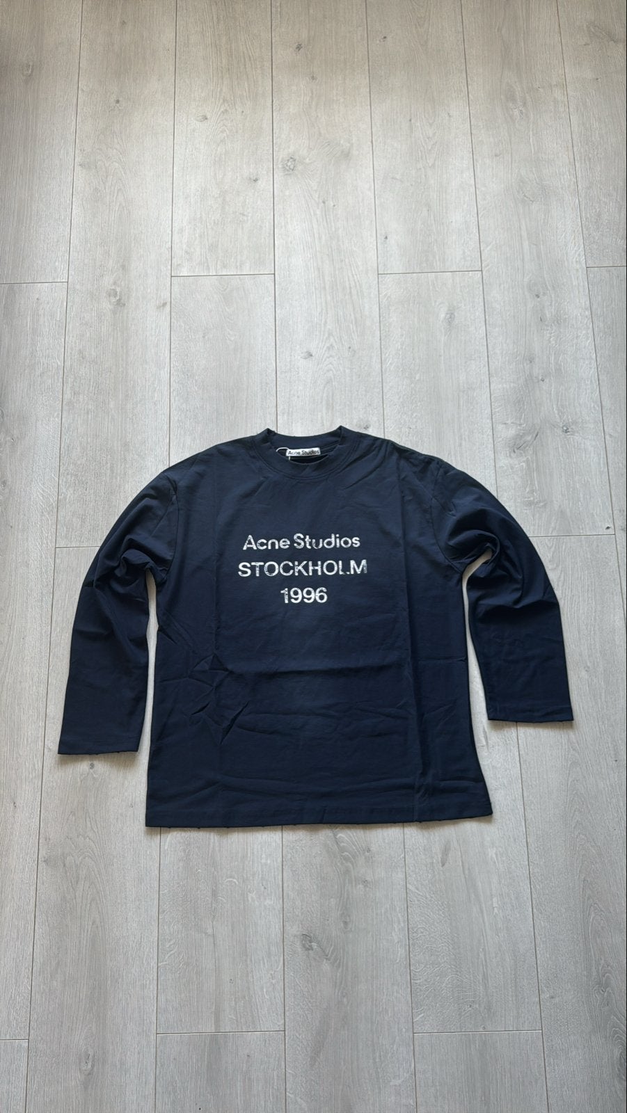 Acne Studios Stockholm 1996 Longsleeve T-shirt, Kleding | Heren, Ophalen of Verzenden, Nieuw, Maat 46 (S) of kleiner, Blauw
