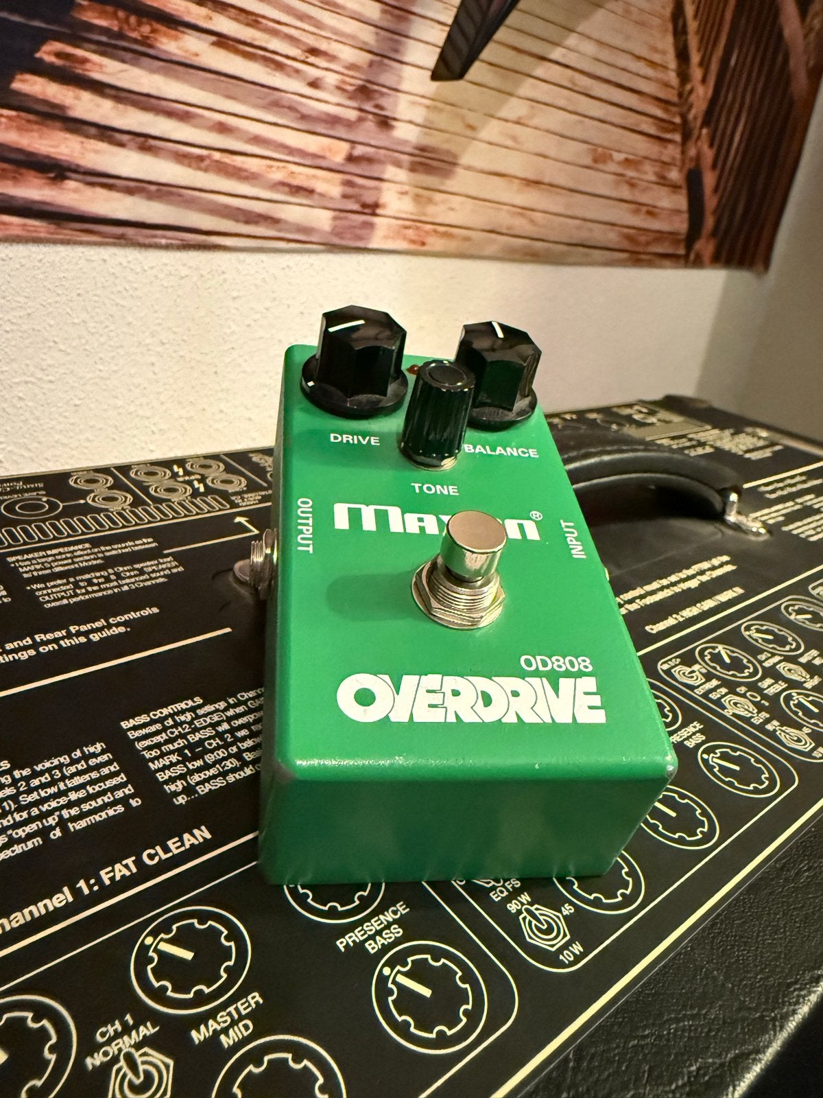 Maxon OD808 Overdrive Pedaal - Groen, Muziek en Instrumenten, Ophalen of Verzenden, Gebruikt, Distortion, Overdrive of Fuzz