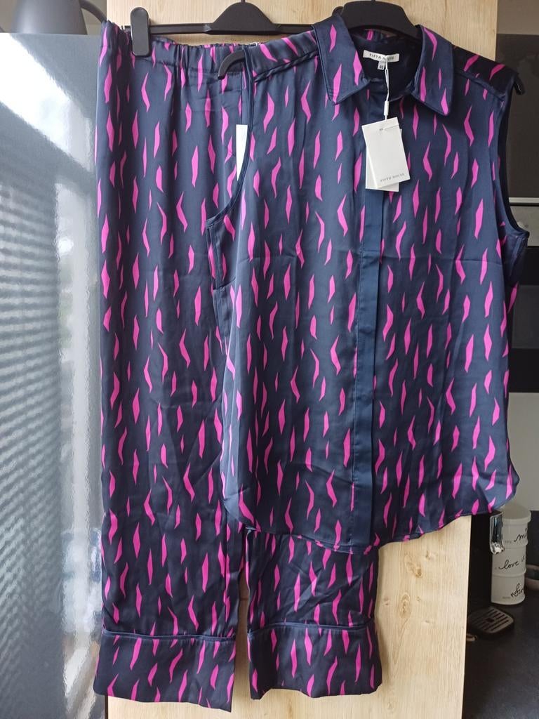 Nieuwe Fifth House broek met mouwloze blouse, Kleding | Dames, Broeken en Pantalons, Nieuw, Maat 46/48 (XL) of groter, Roze, Lang