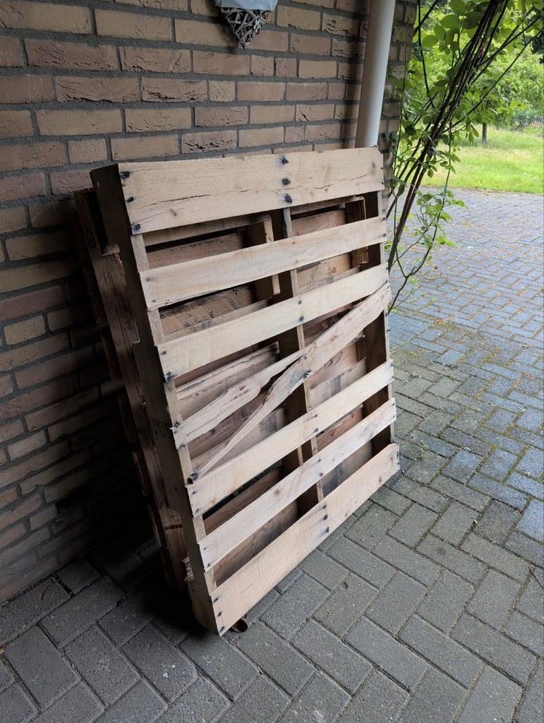 2 gratis pallets, Ophalen, Overige houtsoorten, Minder dan 200 cm, Pallet