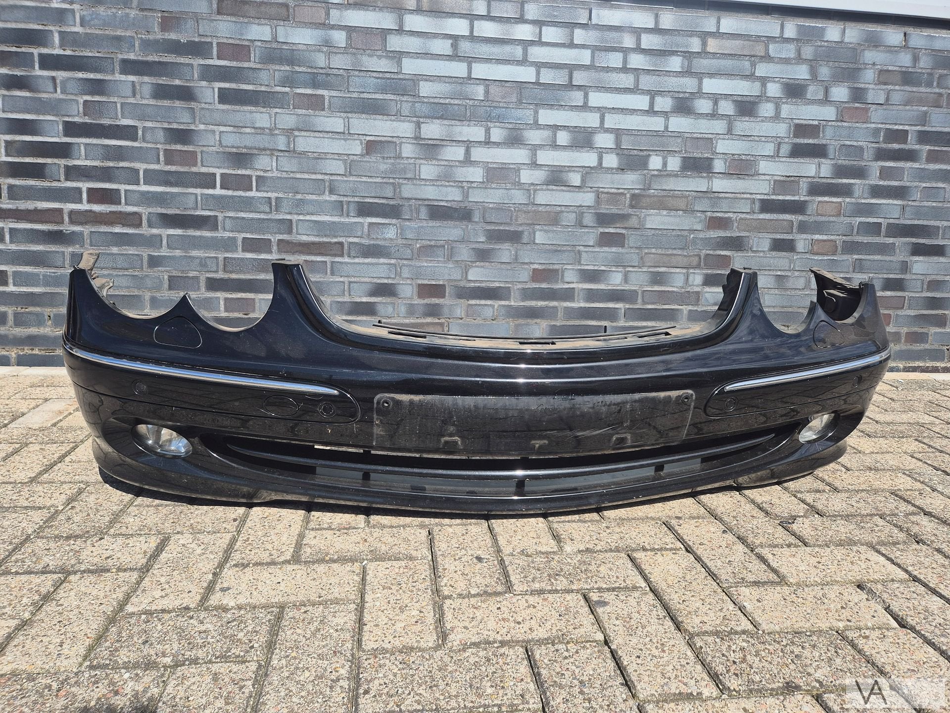 Voorbumper van Mercedes CLK klasse W209 2002 - 2009 met pdc, Gebruikt, -, Voor, Ophalen of Verzenden