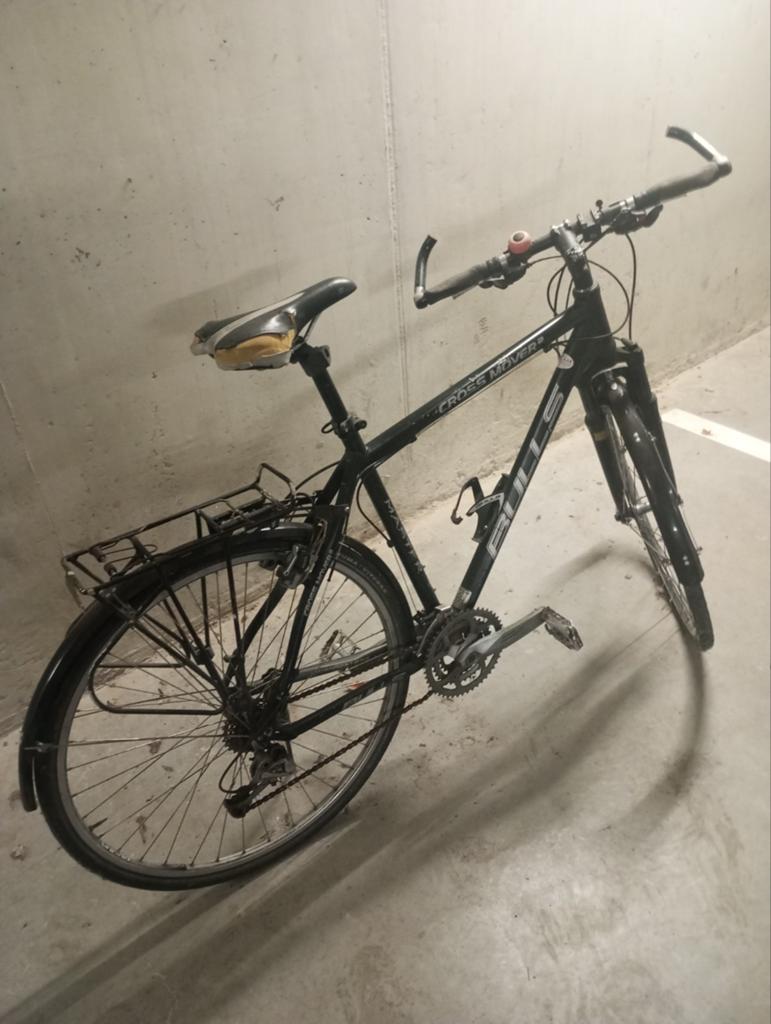 Bulls Cross Mover 2 Herenfiets - Gebruikt opknappertje, Fietsen en Brommers, 28 inch, Gebruikt, Velgrem, 57 tot 61 cm