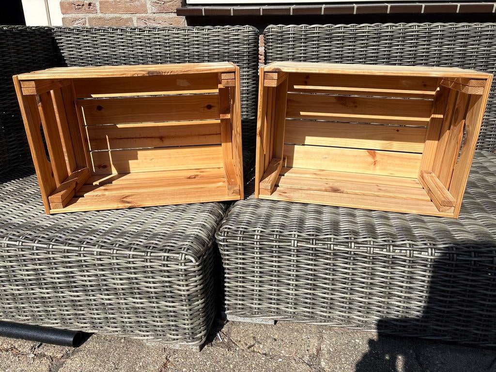 Houten kistjes, Ophalen of Verzenden, Gebruikt, Overige houtsoorten, Minder dan 50 cm
