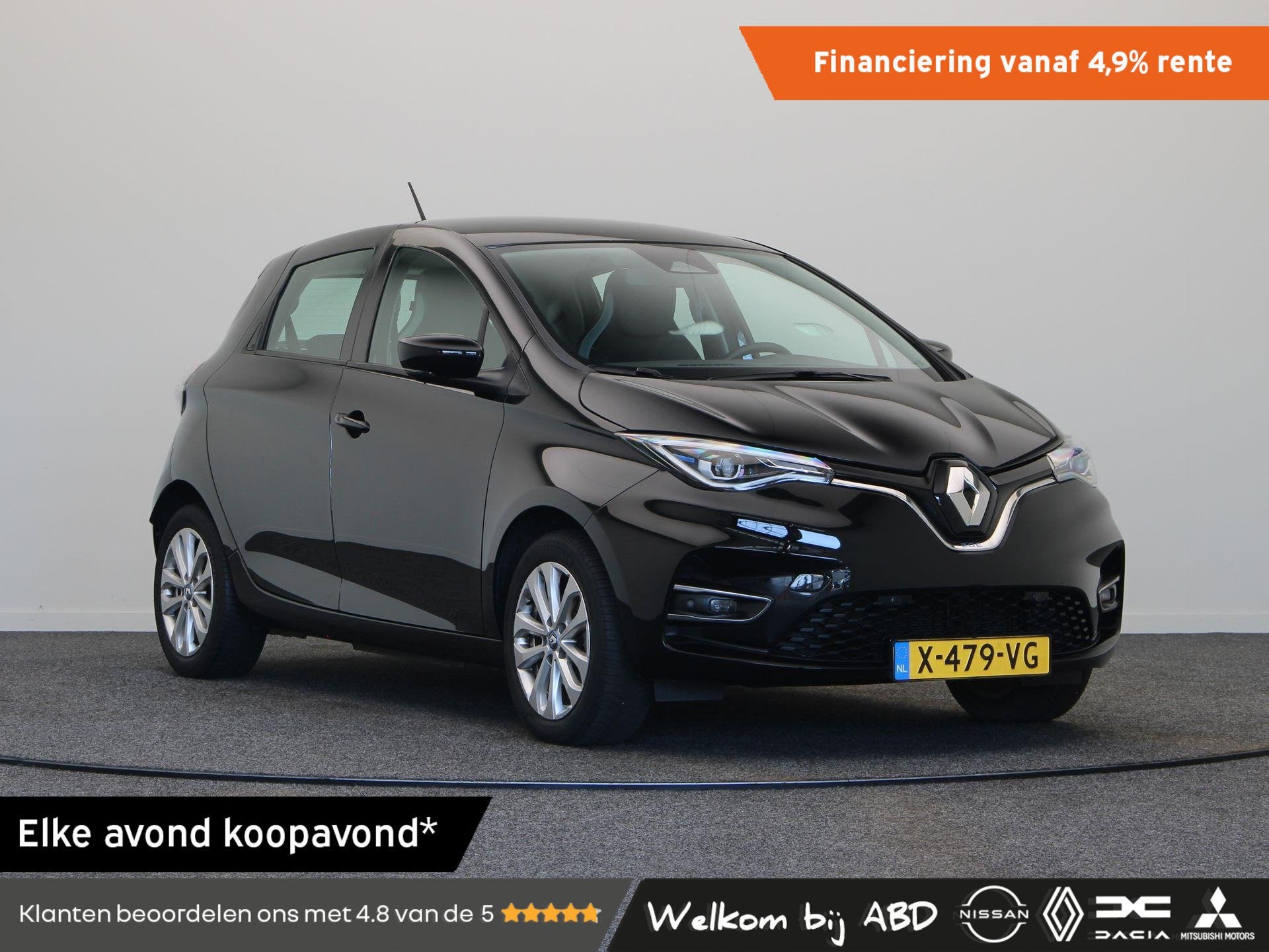 Renault ZOE R110 Intens 52 kwh | Batterijhuur | Achteruitrij, Auto's, Renault, Bedrijf, Te koop, ZOE, ABS, Achteruitrijcamera