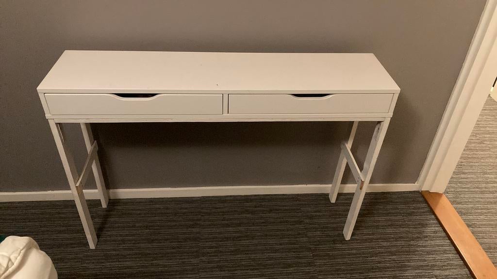 Side tafel., Ophalen, Zo goed als nieuw, 25 tot 50 cm, Rechthoekig