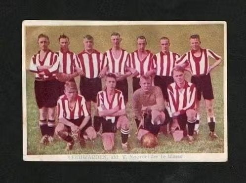 Voetbalplaatje Leeuwarden Jaren 20/30., Ophalen of Verzenden, Zo goed als nieuw