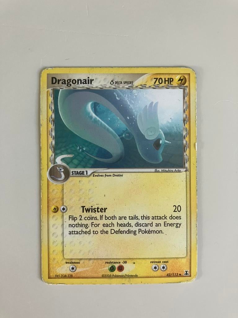 Pokemon kaart dragonair, Ophalen of Verzenden, Zo goed als nieuw