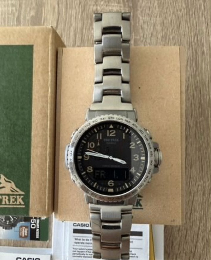 Casio ProTrek PRW-50T polshorloge, Staal, Polshorloge, Ophalen of Verzenden, Zo goed als nieuw