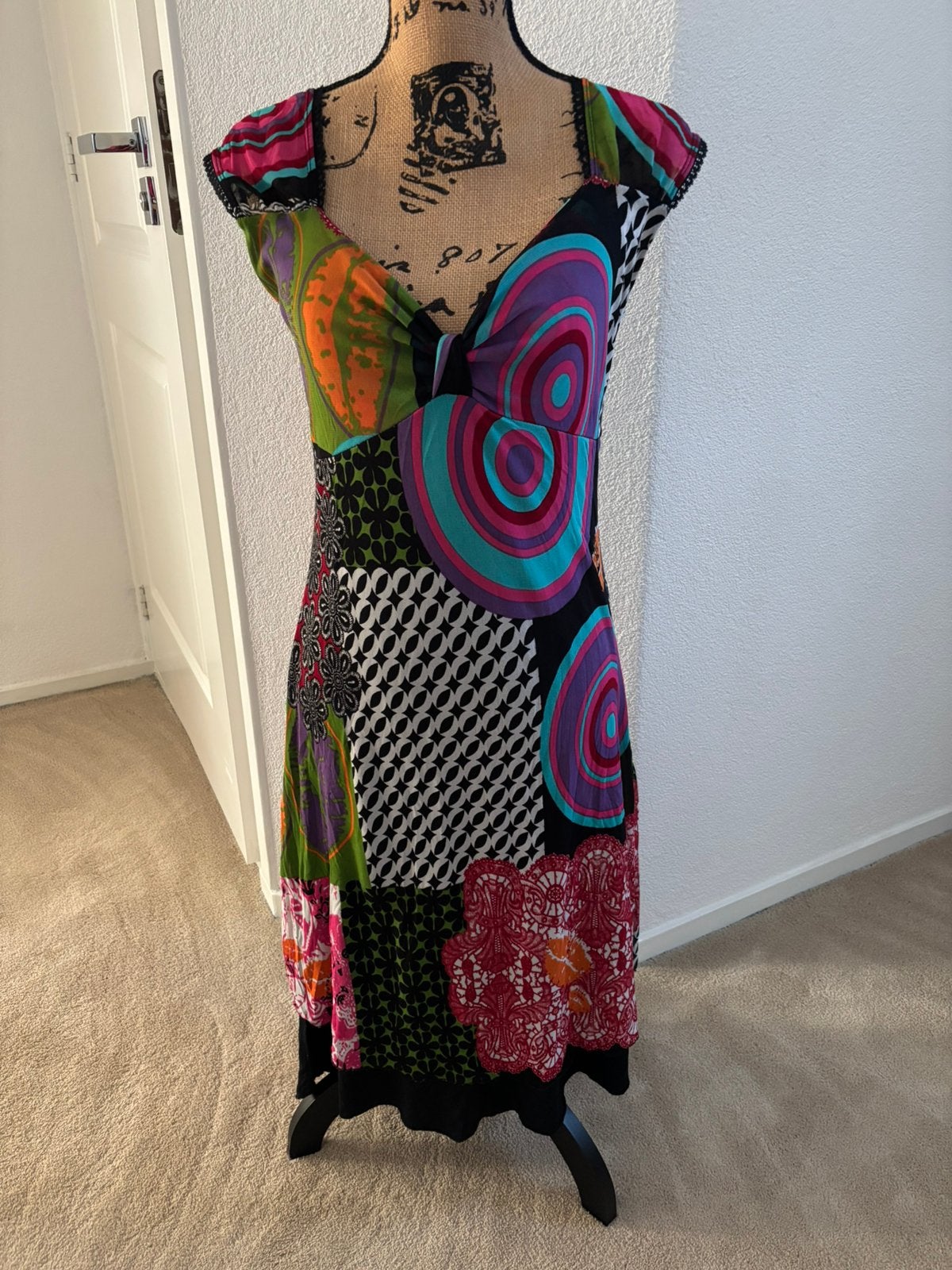 Zomerjurk M/L, Maat 38/40 (M), Meerkleurig, Ophalen of Verzenden, Zo goed als nieuw