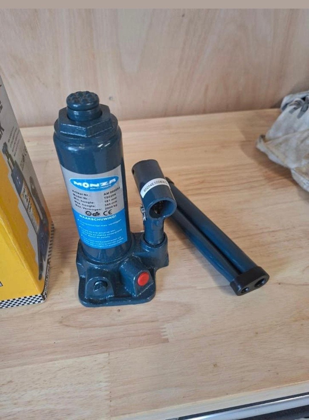 Nieuwe Bottle Jack 2 Ton Hydraulische Potkrik, Ophalen of Verzenden, Nieuw, Hydraulisch, Potkrik