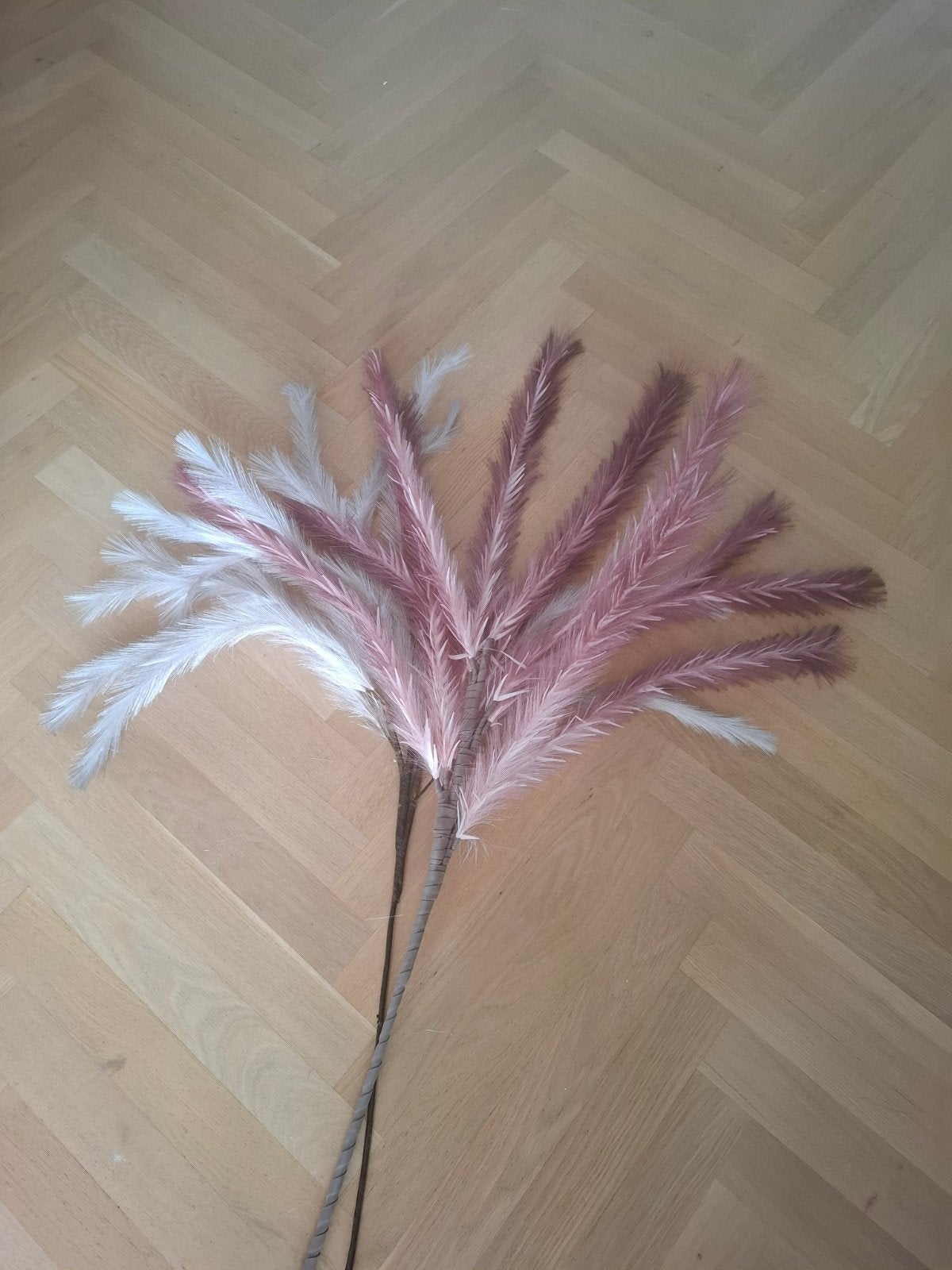 Decoratieve pluimen roze en wit, Ophalen of Verzenden