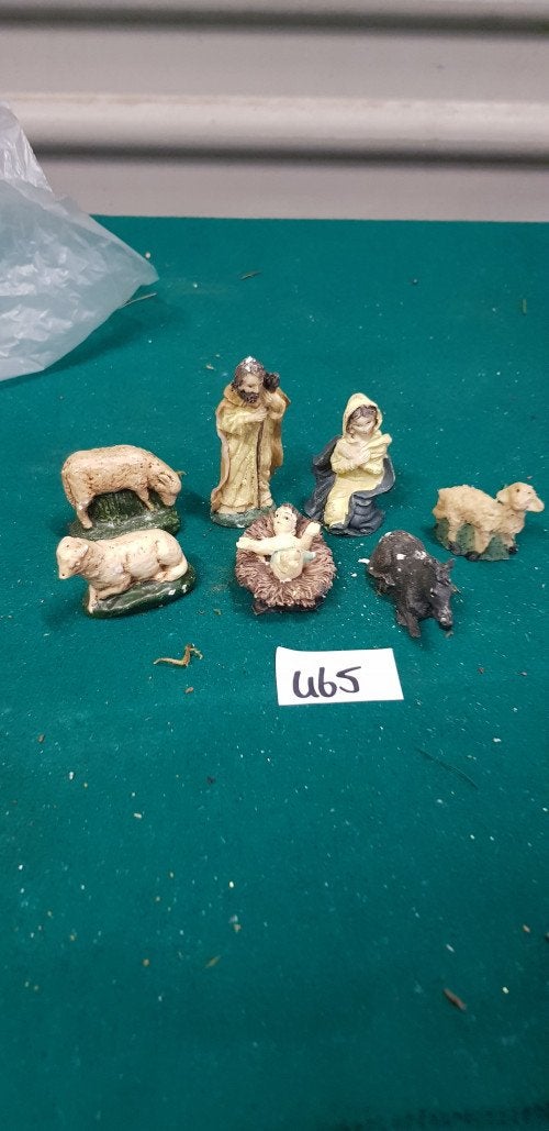 465, ] kerststal beelden vintage, Diversen, Kerst, Ophalen of Verzenden, 'T Olde Gre-j, Info@toldegrej.nl, Endepoelstraat 20f Didam