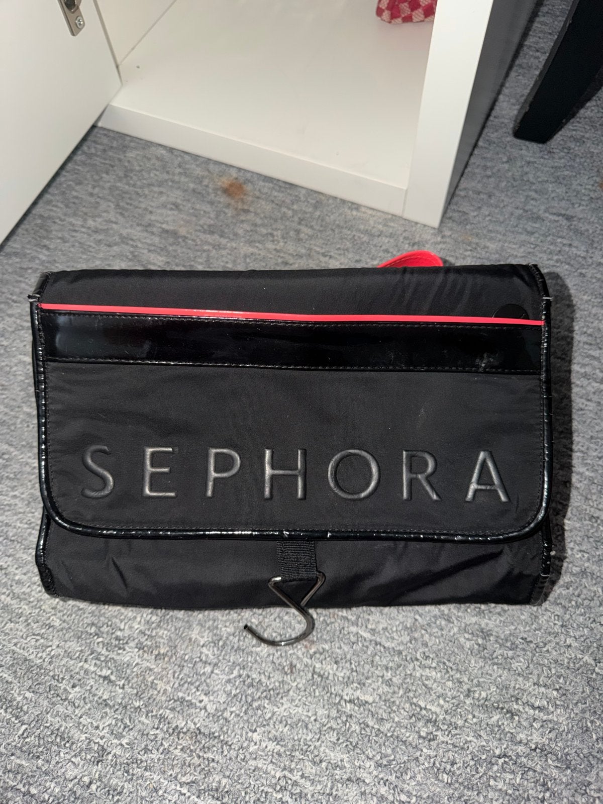 Sephora toilettas/make-up tas met haak, Ophalen, Nieuw, Zwart, Dame