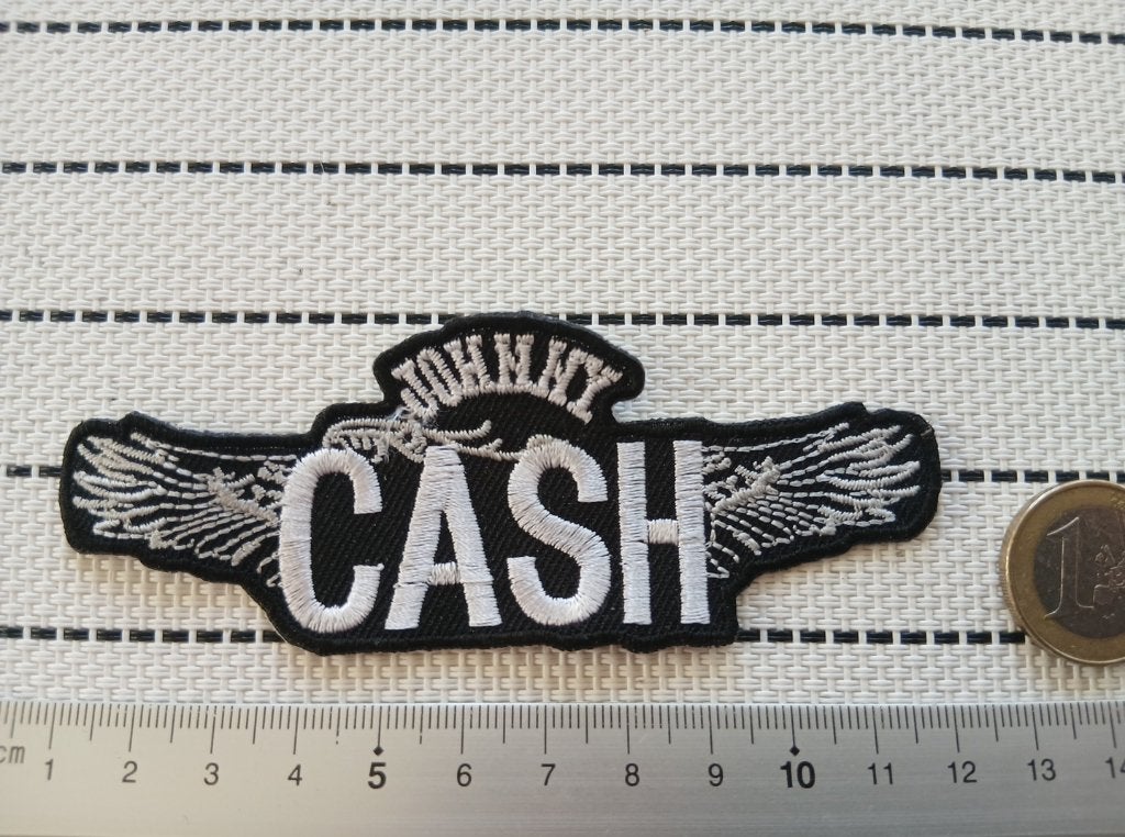 Johnny Cash leuke shaped logo patch c94, Verzenden, Nieuw, Kleding