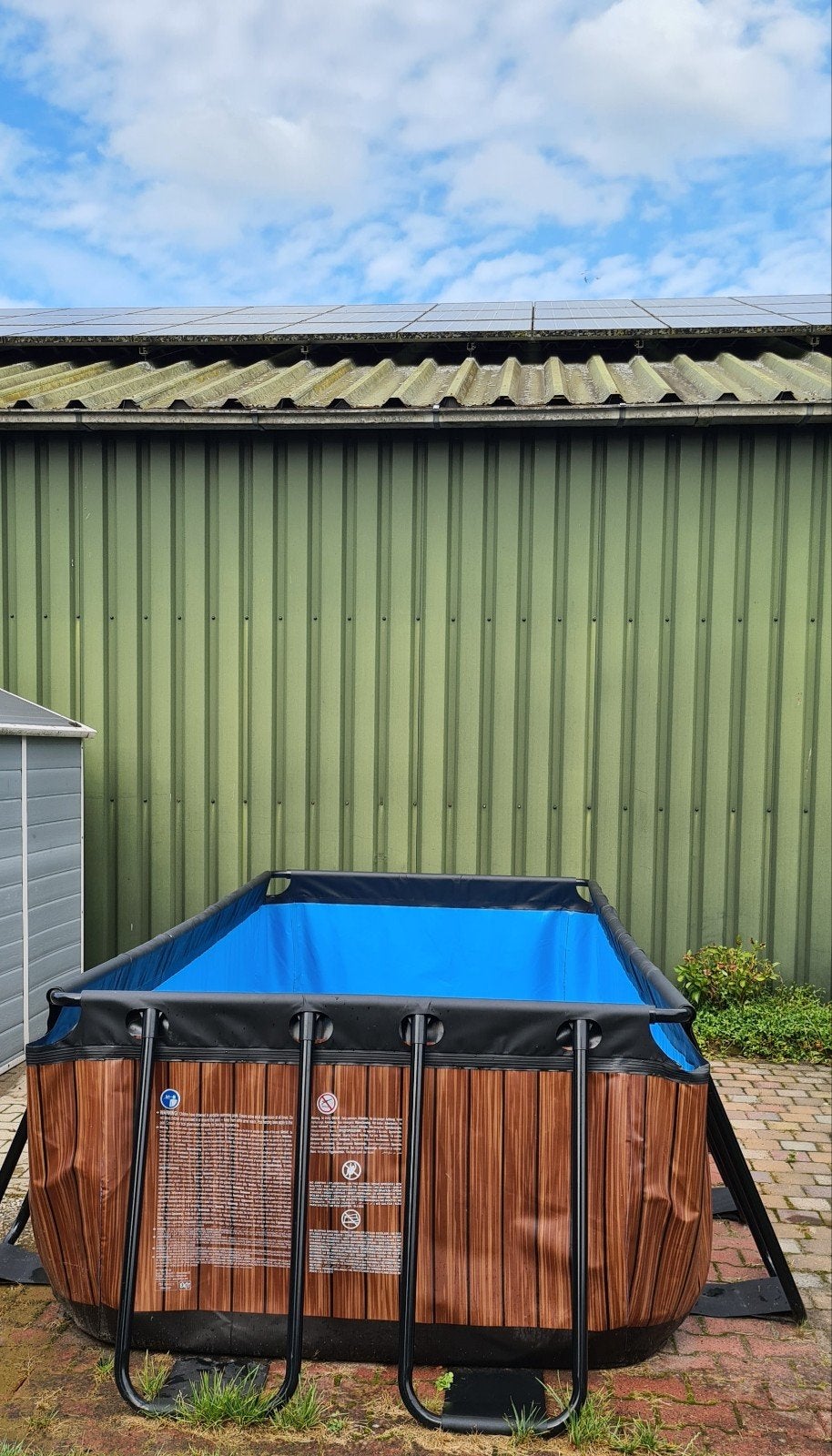 EXIT Frame Pool 4x2x1m - Zo goed als nieuw, Ophalen, 200 tot 300 cm, 80 tot 120 cm, Zo goed als nieuw