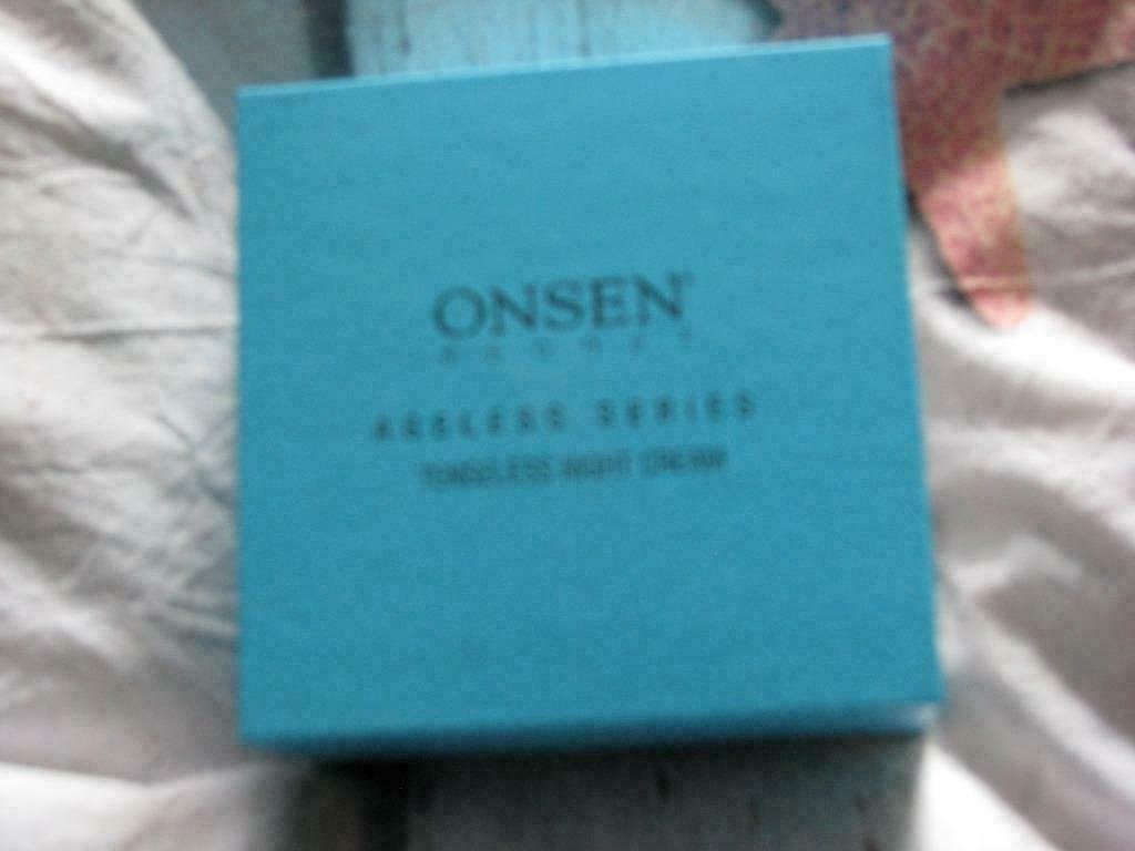 onsen secret tenseless NACHTCRÈME , nieuw., Ophalen of Verzenden, Nieuw