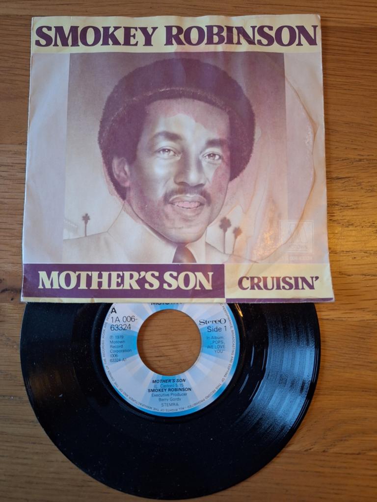 Smokey Robinson - Mother's Son / Cruisin' (Vinyl Single), Cd's en Dvd's, Vinyl Singles, Gebruikt, 7 inch, Single, Ophalen of Verzenden