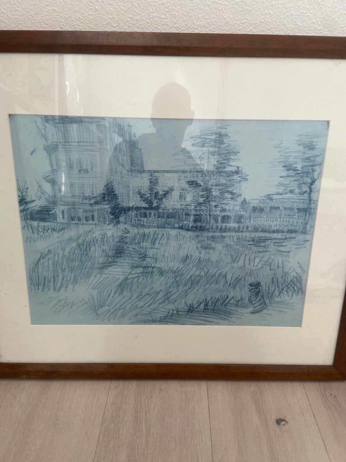 Print van Vincent van Gogh - Restaurant de la Sirène, Antiek en Kunst, Kunst | Tekeningen en Foto's, Ophalen, Print, Print/reproductie