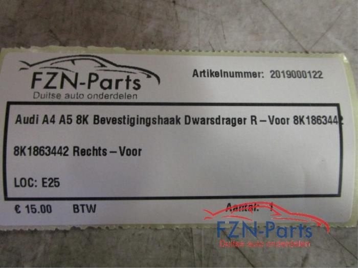 Dwarsbalk frontdeel Audi A4 (22742873), Ophalen of Verzenden, Gebruikt