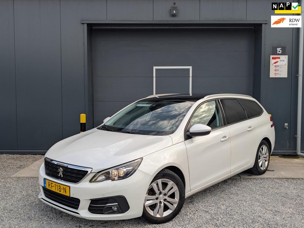 Peugeot 308 SW 1.6 BlueHDI Blue Lease Executive Export, Voorwielaandrijving, Gebruikt, 4 cilinders, Wit