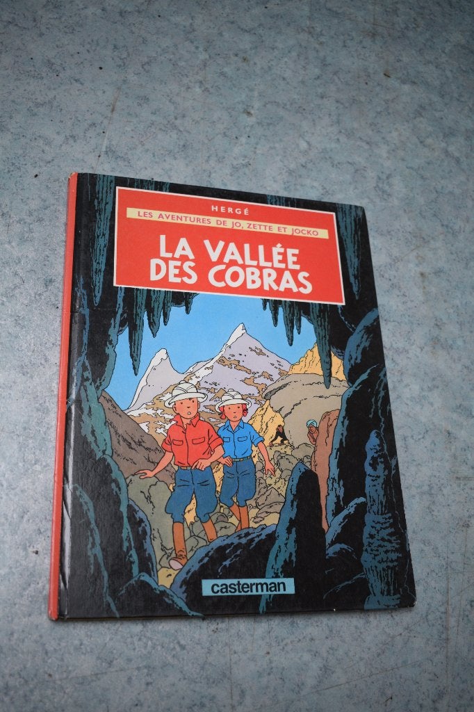 Stripboek La Vallée des cobras strip 1985, Eén stripboek, Ophalen of Verzenden, Zo goed als nieuw