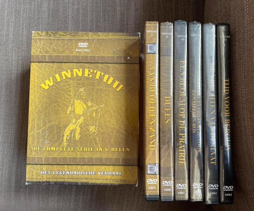 Winnetou: Het Legendarische Verhaal - Complete Serie DVD, Vanaf 6 jaar, Ophalen of Verzenden, Zo goed als nieuw, Boxset