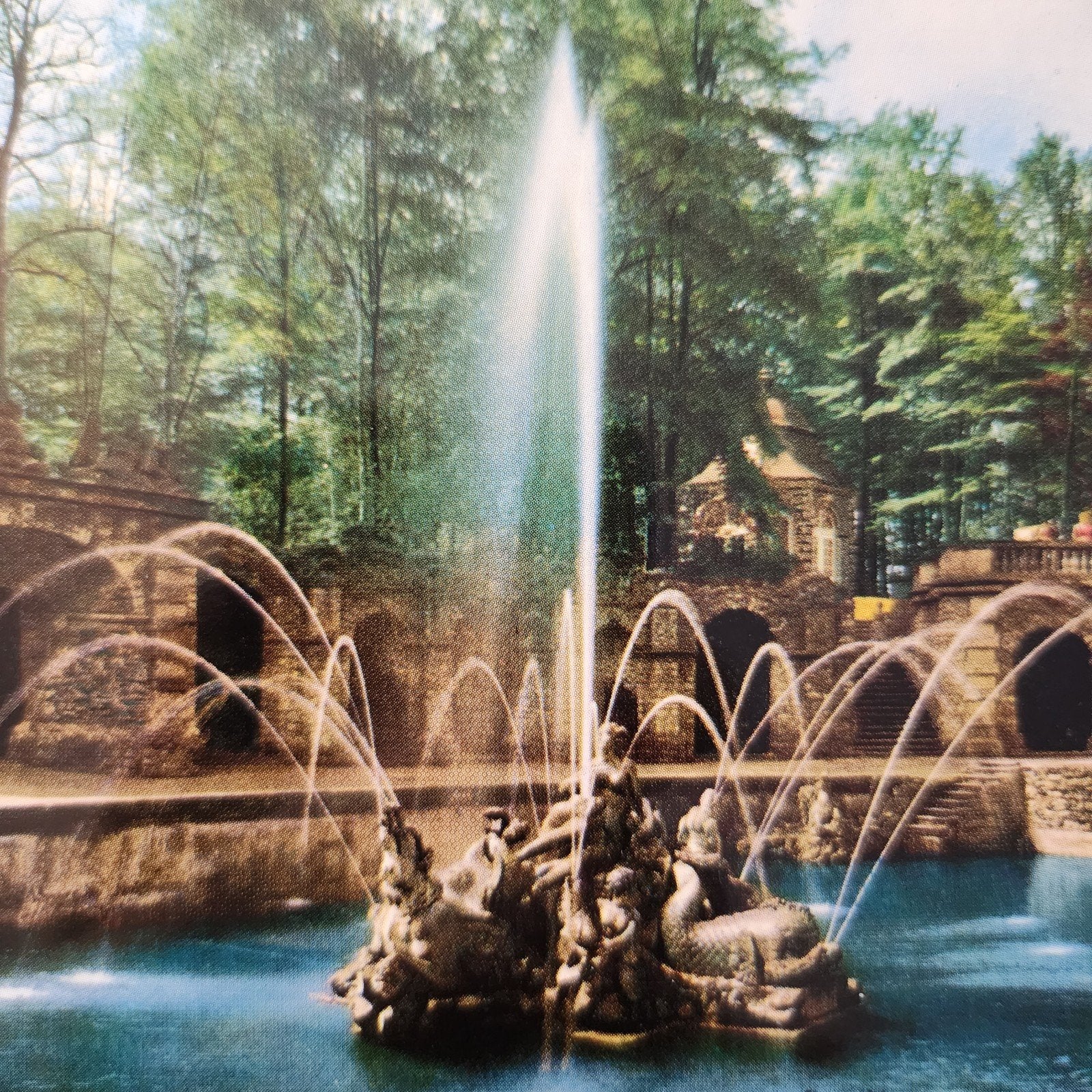 Ansichtkaart Eremitage, Untere Grotte, Bayreuth, Verzenden, 1960 tot 1980, Ongelopen, Duitsland