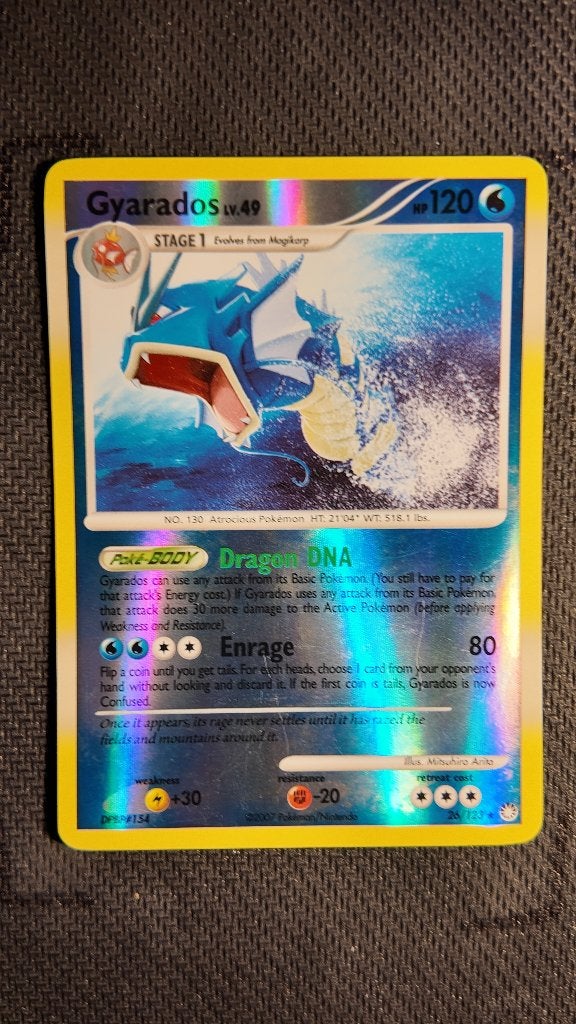 Gyarados 26 Mysterious Treasures | Pokemon kaart, Ophalen, Zo goed als nieuw, Losse kaart, Foil