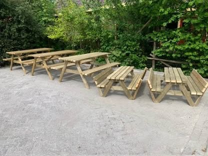 Picknicktafels vele soorten en maten., Ophalen, Miedema Tools, Nieuw, Miedema Tools