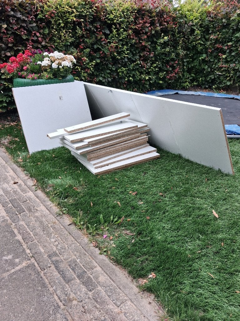 Meubelpanelen, Doe-het-zelf en Verbouw, Hout en Planken, Ophalen, Gebruikt, Minder dan 25 mm, Plank
