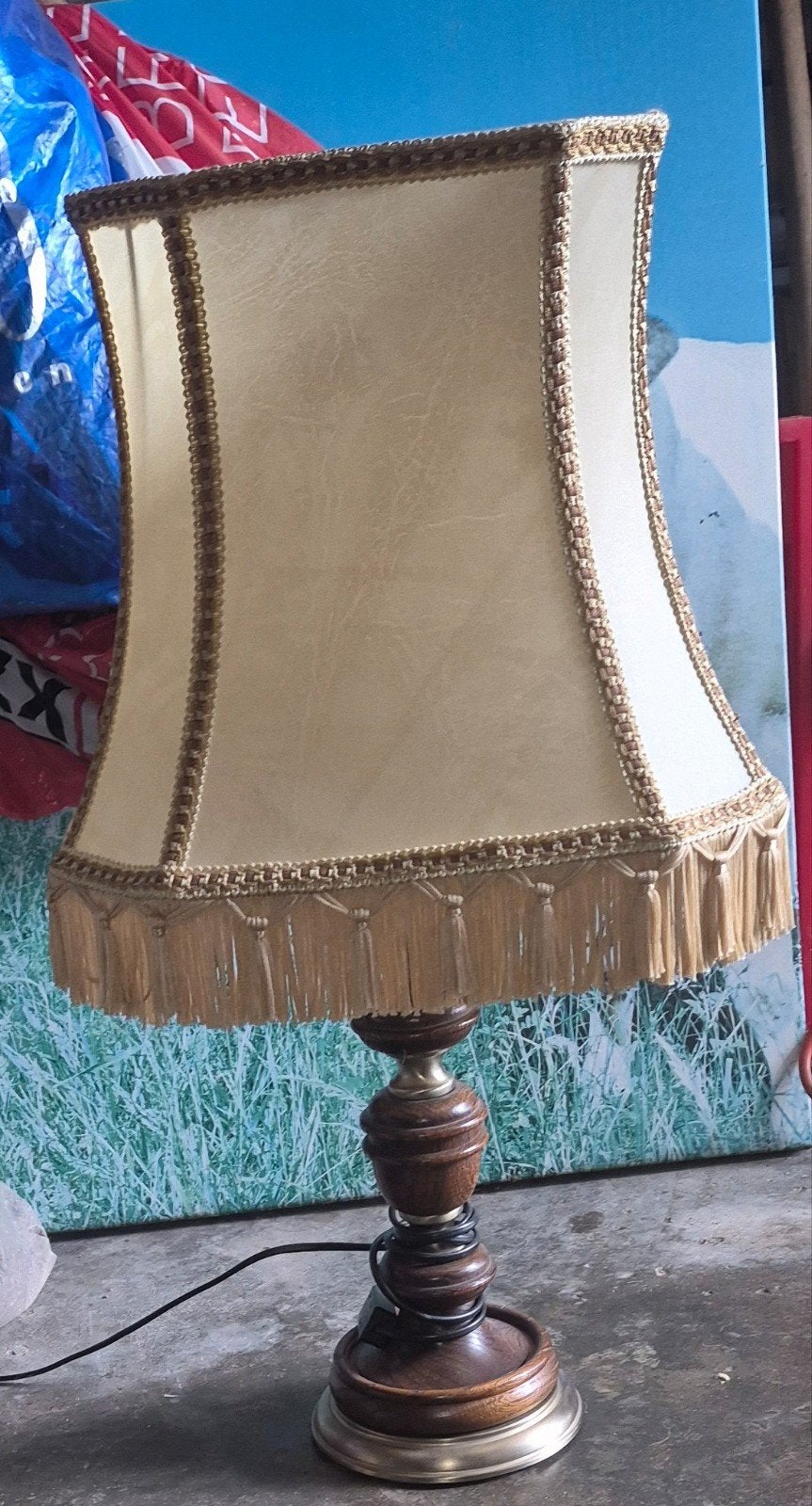 ZEER MOOIE ANTIEKE STA LAMP
HOOGTE 64

€ 75.00, Beige, Met schakelaar, Zo goed als nieuw, Schemerlamp