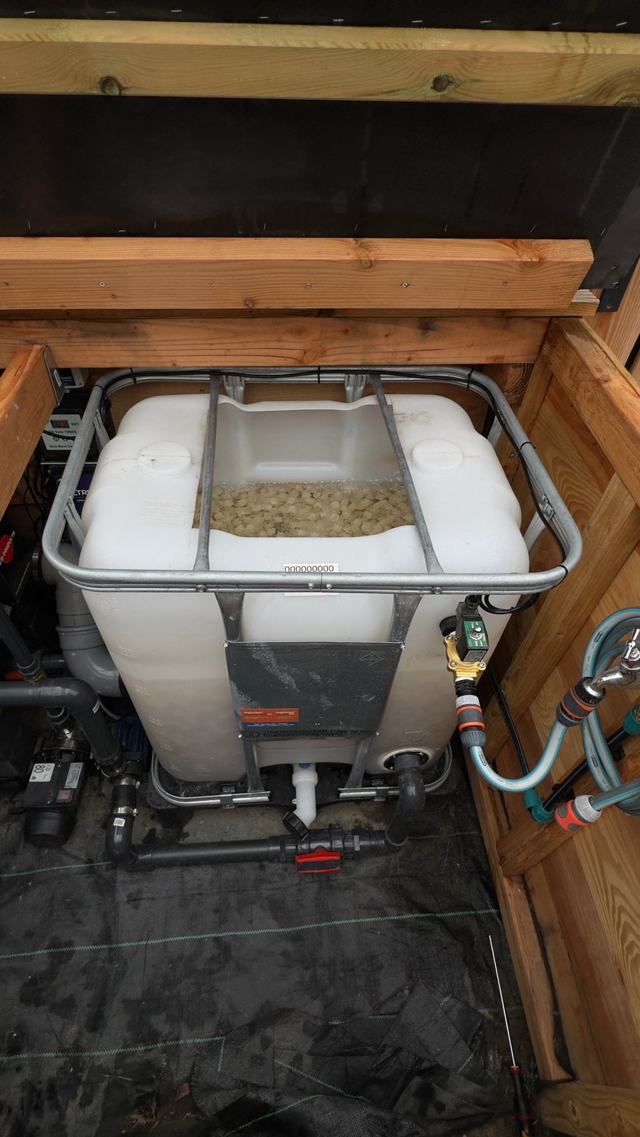 Koi vijverfilter BWB / bewegend bed 300L –ook maatwerk 1000L, Tuin en Terras, Ophalen, Zo goed als nieuw, Vijverfilter