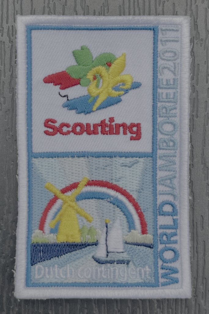 Jamboree WJ 2011 - Zweden - NL Contingentsbadge, Verzamelen, Scouting, Ophalen of Verzenden, Nieuw, Embleem, Speld of Insigne