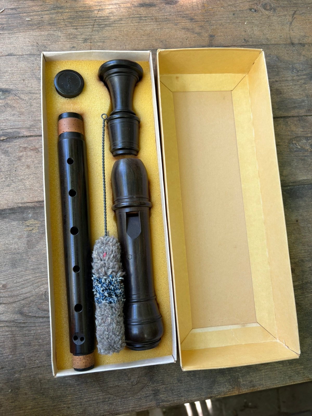Ariel alt ebbenhout fluit, Muziek en Instrumenten, Blaasinstrumenten | Blokfluiten, Ophalen of Verzenden, Zo goed als nieuw, Alt